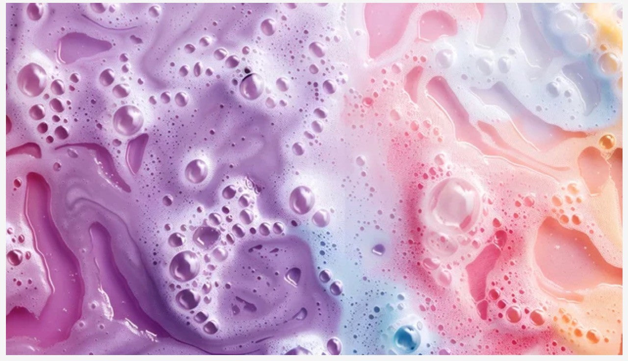 Bubble Bath with Thick Colourful Bubbles from Bomd Body Australia Hand Made Products