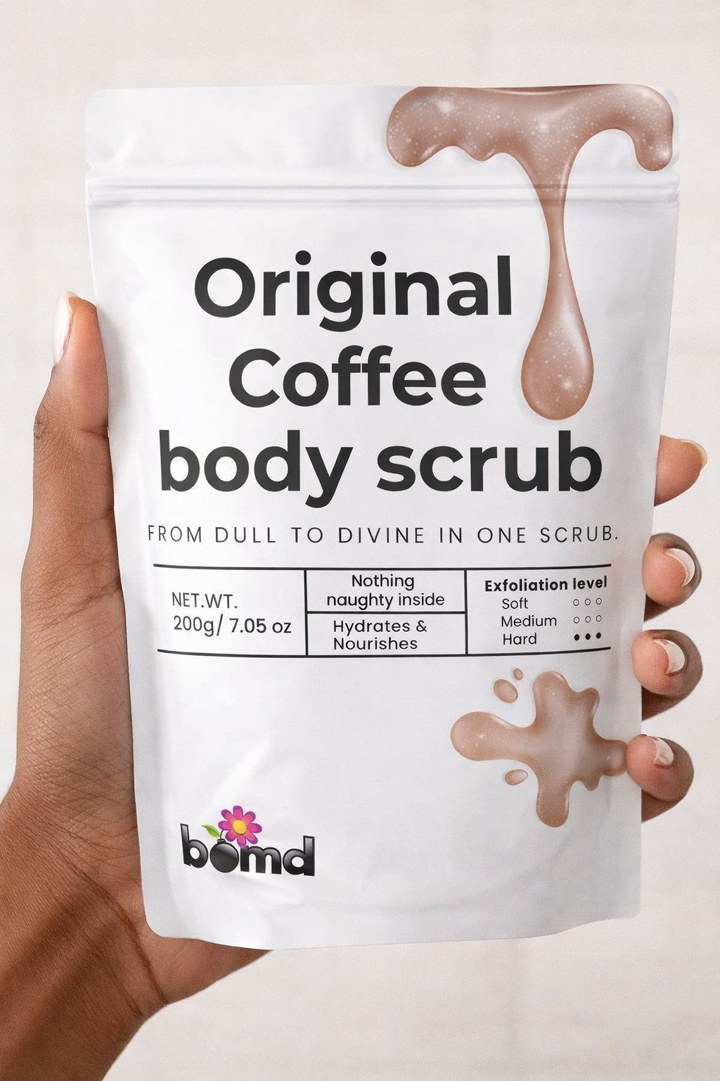 Original Coffee Body Scrub High Caffeine with Real Results Shop Bomd Body
