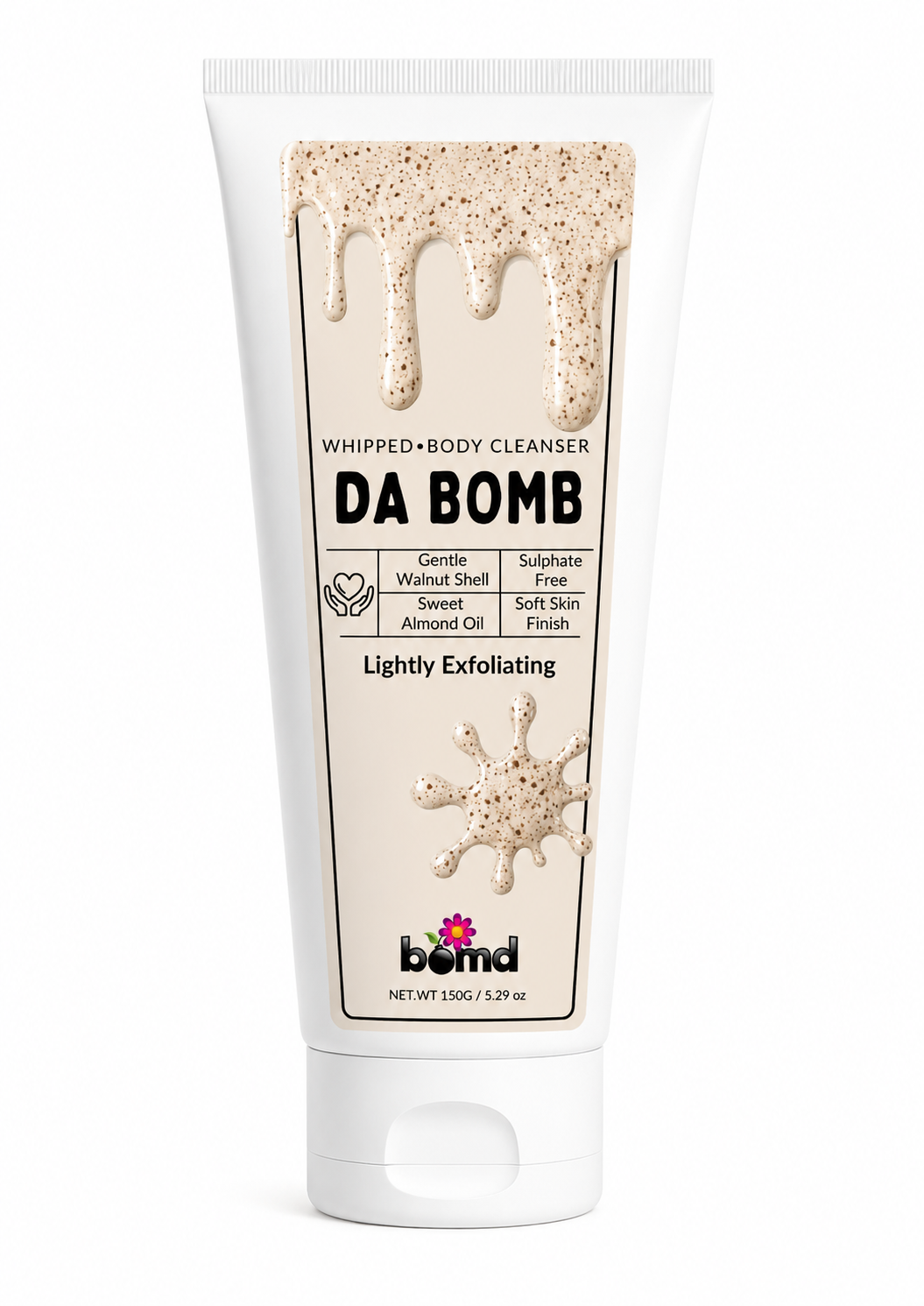 DaBomb Whipped Body Cleanser Soap Lightly Exfoliating