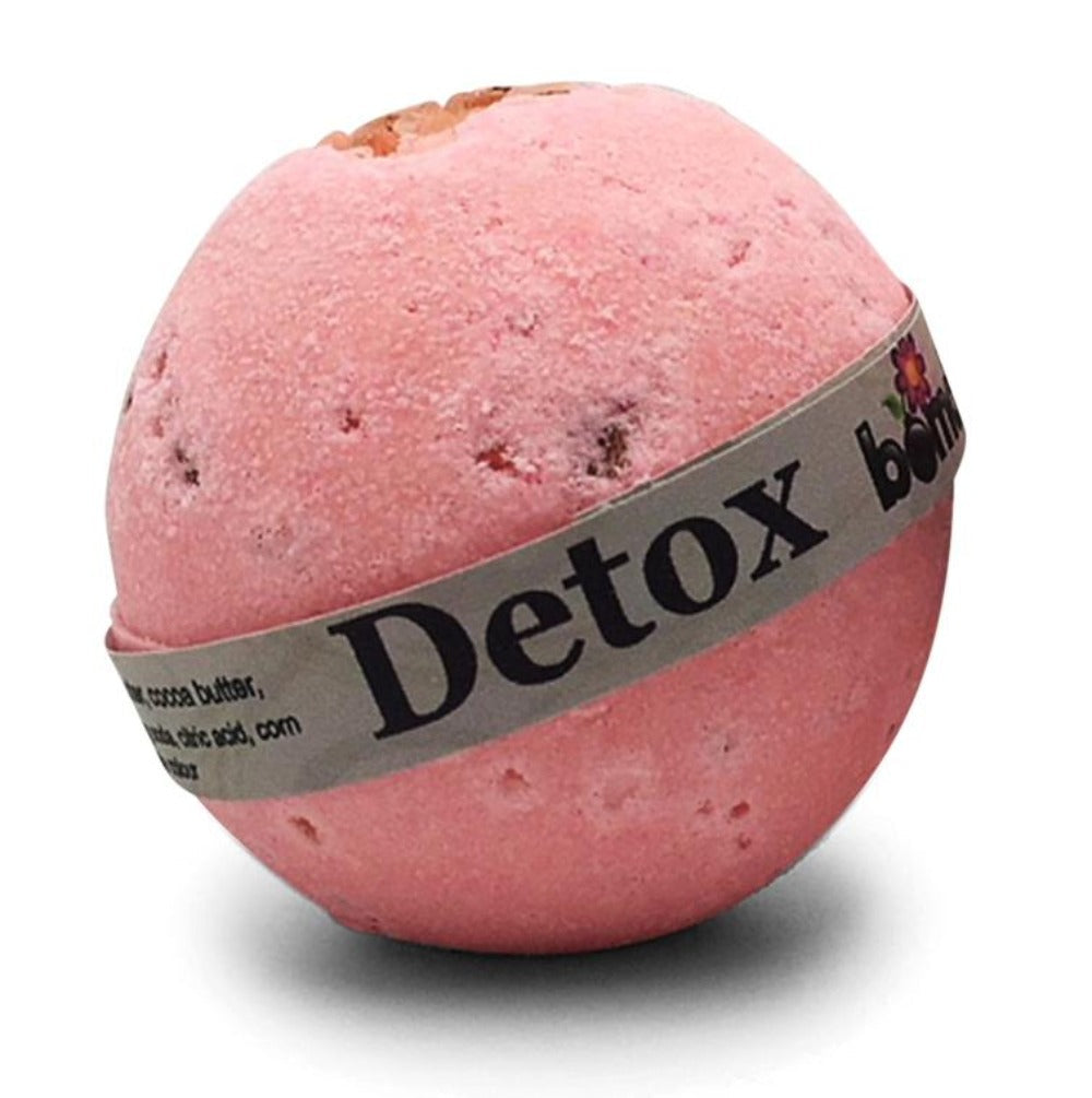 Detox Bath Bomb with Pink Himalayan Rock Salt by Bomd Byron Bay Australia sOAK