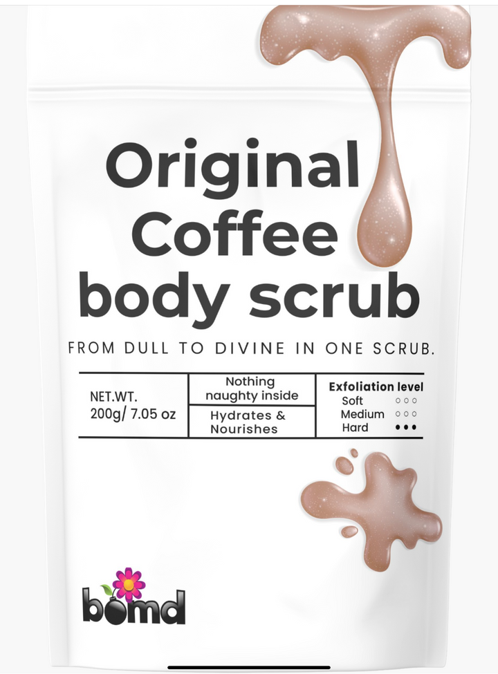Coffee Body Scrub Original Warm Vanilla Blend