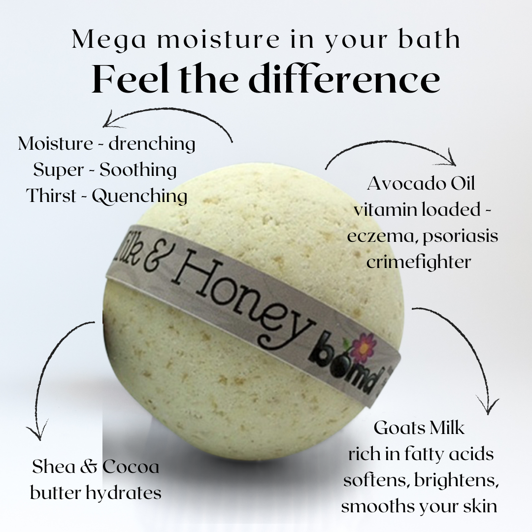 Oatmeal Milk & Honey Mega Moisturising Soak Bath Bomb