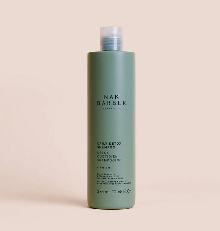 NAK Hair Daily Detox Botanical Cleanser Shampoo 375ml Barber