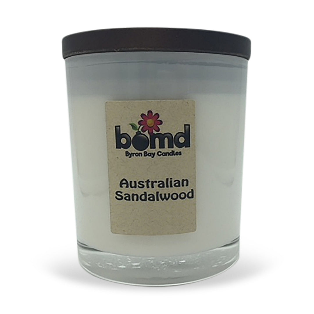 Australian Sandalwood 100% Soy 60 Hour Candle Helps to Clear Your Mind