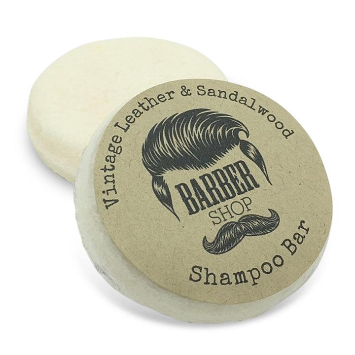 Barber Shop Shampoo Bar Vintage Leather & Sandalwood