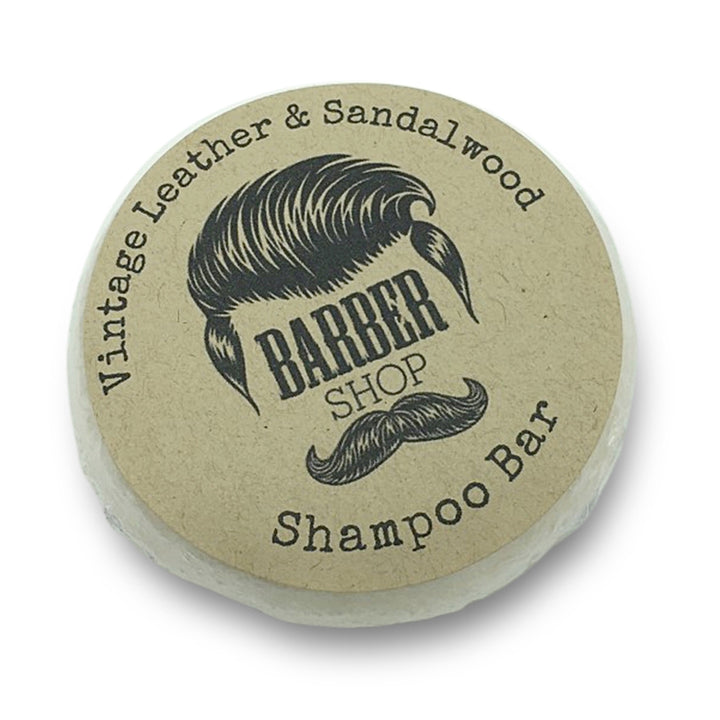 Barber Shop Shampoo Bar Vintage Leather & Sandalwood