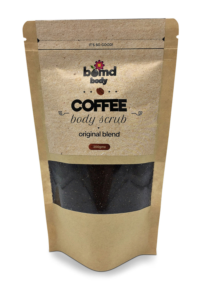Originsl Body Scrub in Warm Vanilla Coffee 200gm Pack by Bomd Body