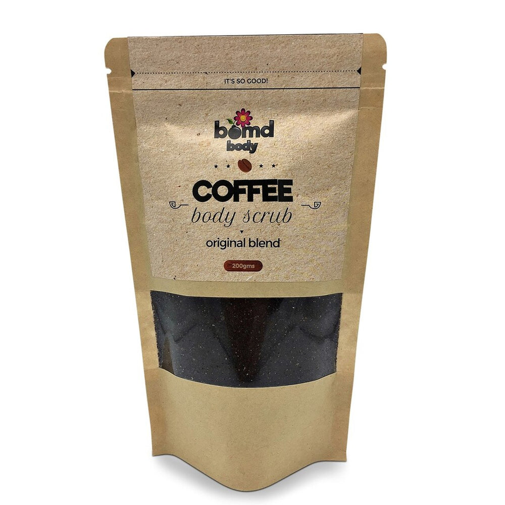 The Original Vanilla Sugar Coffee Body Scrub by Bomd Body 200gm Pack