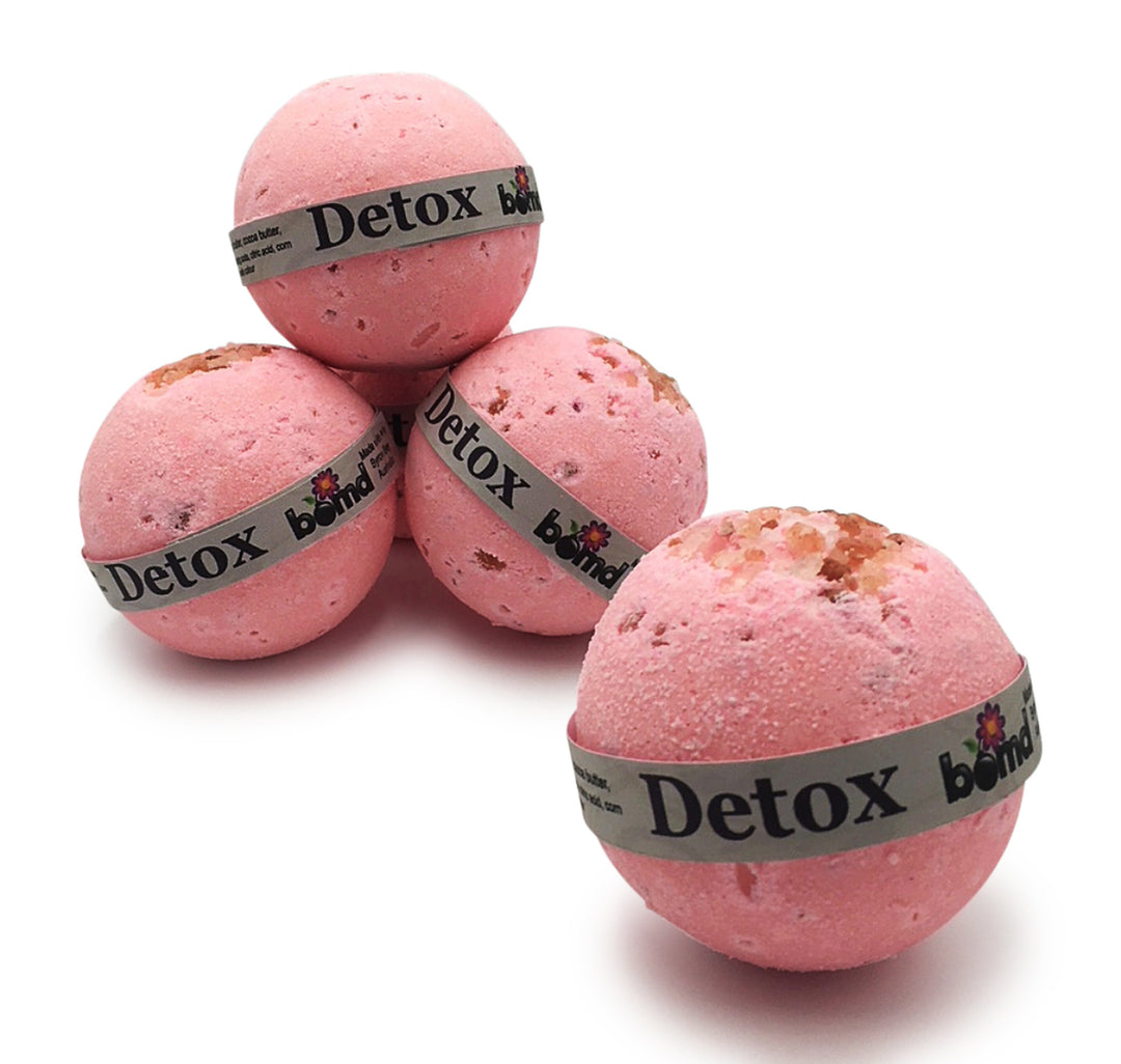 Pink Himalayan Rock Salt with Pink Grapefruit and Lime Fragrance Detox Bath Bomb Soak