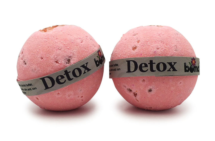 Pink Himalayan Rock Salt Grapefruit Detox Bath Bomb Soak