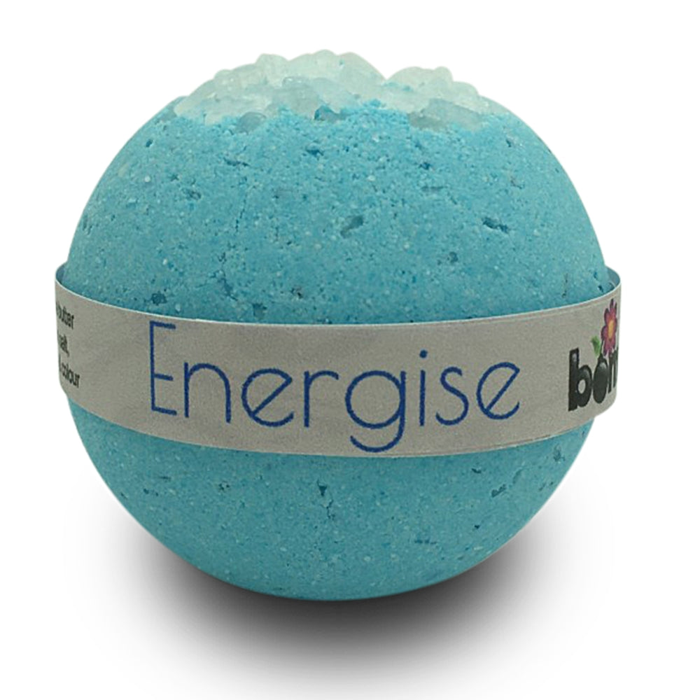 ENERGISE Citrus Australian made bubble bath body soak bath bomb by BOMD Body