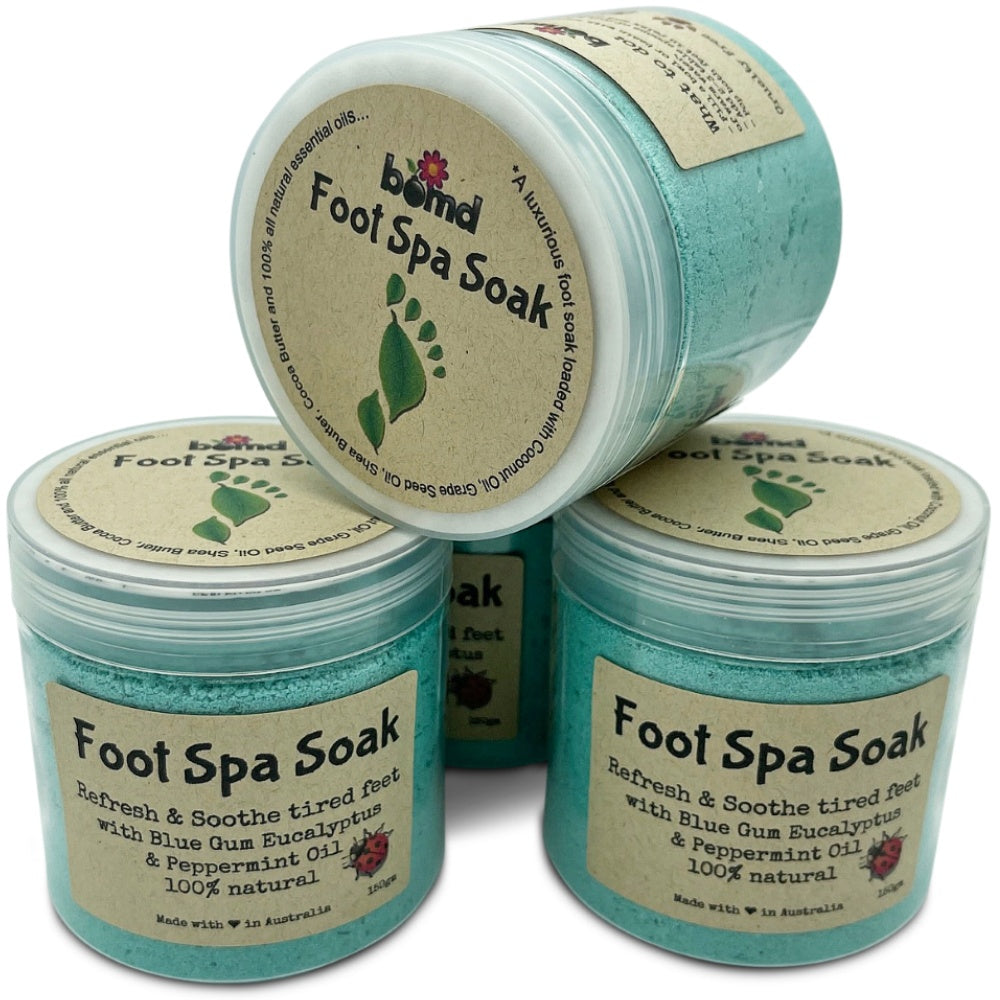 NEW Foot Spa Soak with Bluegum Eucalyptus and Peppermint Essential Oils