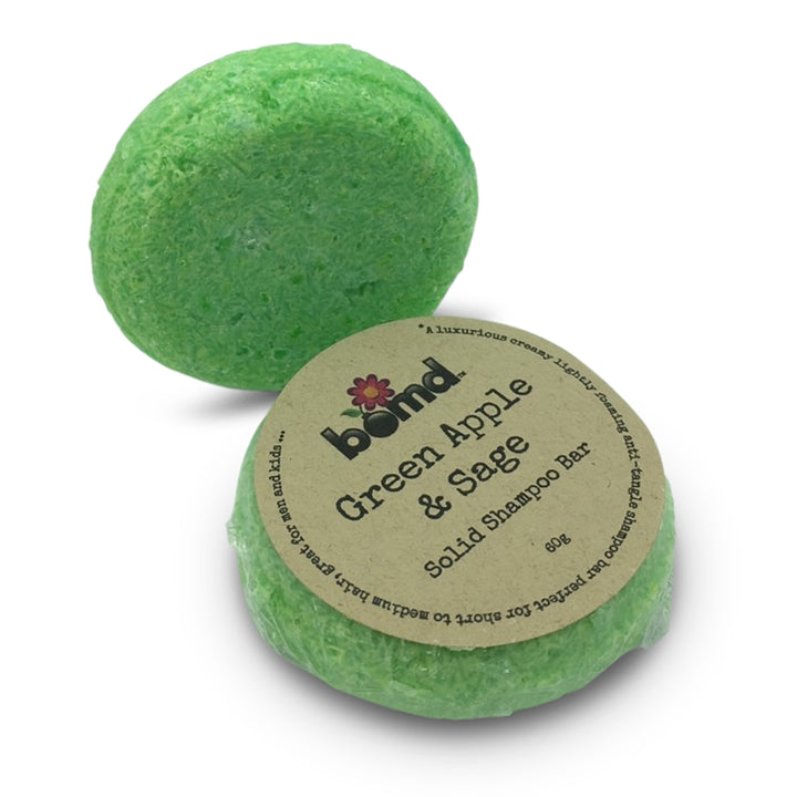 Green Apple & Sage Perfect Shampoo Bar 60gms Hair Cleanser