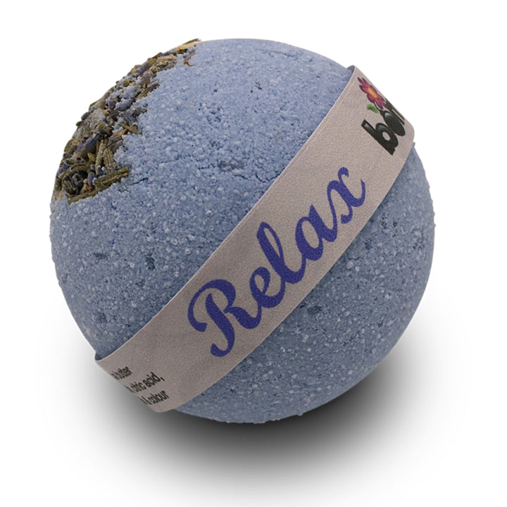 RELAX French Lavender Australian made luxury body soak bath bomb by BOMD Body