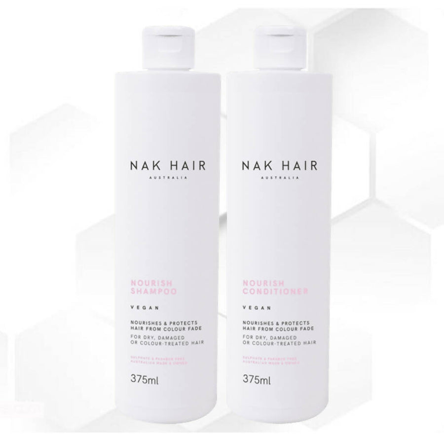NAK Nourishing Shampoo and Conditioner Duo Pair Set
