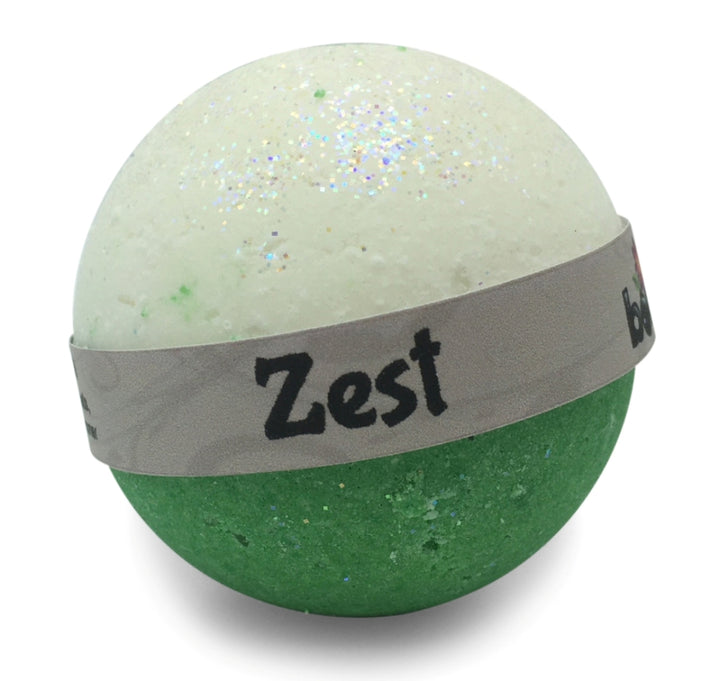 Zest Citrus Burst Bubble Bath Bomb Full of Goodness Your Skin Will Love by Bomd Body