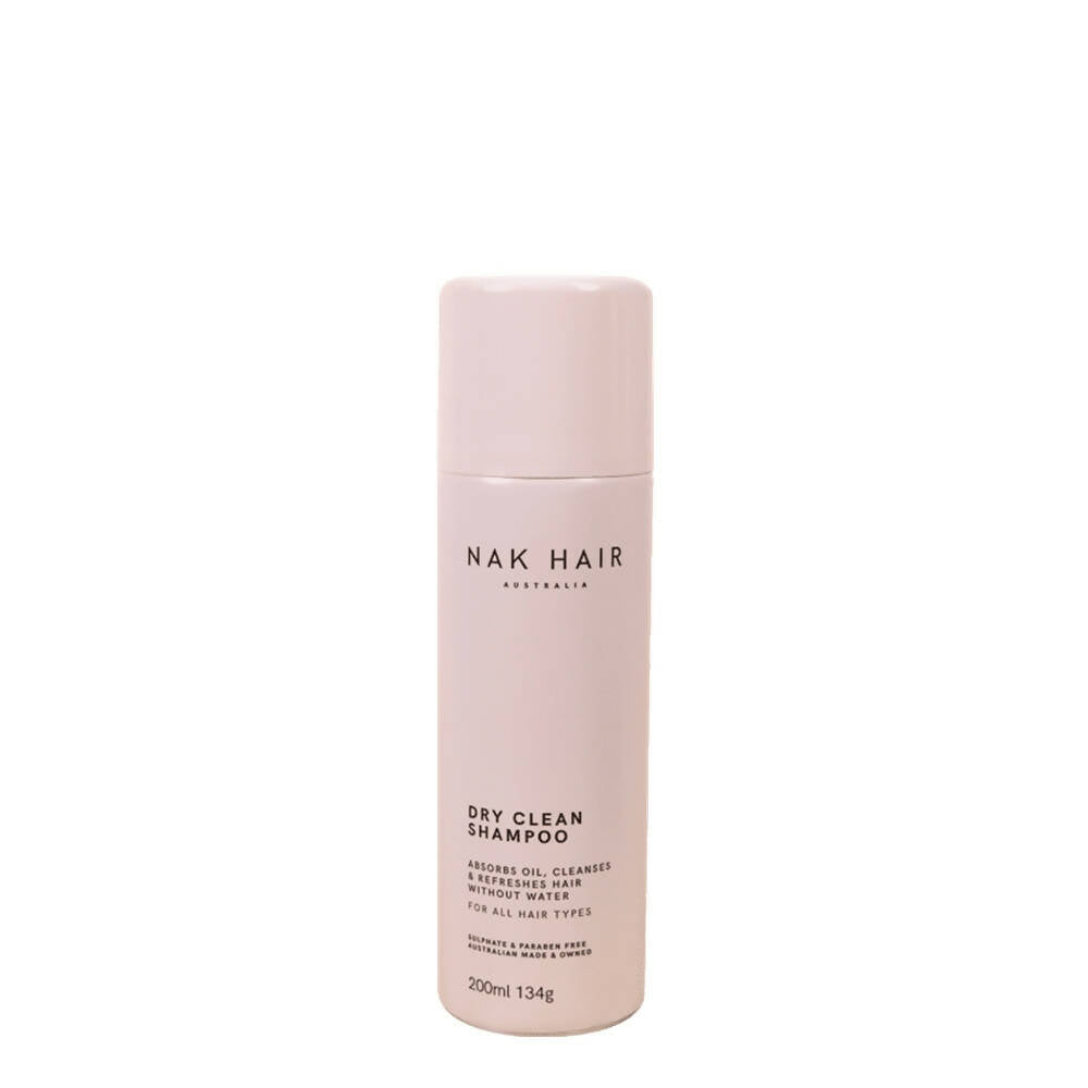 NAK Hair Dry Clean Shampoo 200ml Absorbs Oil Cleans & Refreshes without Water